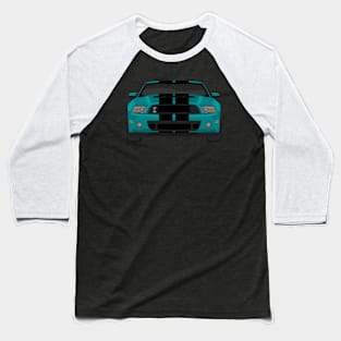 MUSTANG SHELBY GT500 TEAL Baseball T-Shirt